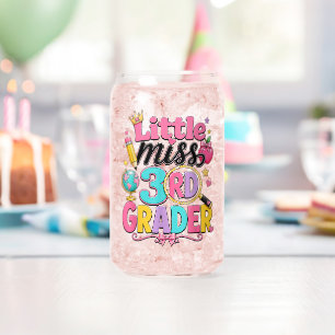 Vaso Con Forma De Lata Primer día de la tercera pequeña señorita de 3er g
