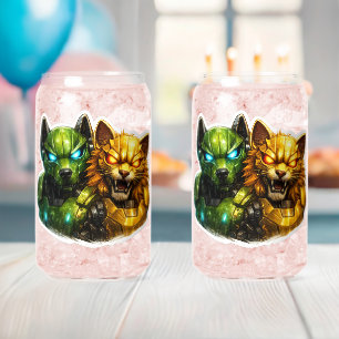 Vaso Con Forma De Lata Producto de vidrio