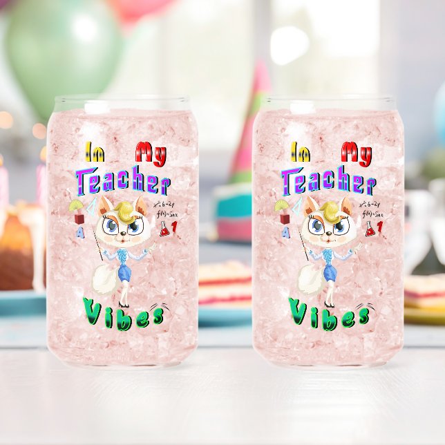 Vaso Con Forma De Lata Profesor (Insitu (Cumpleaños))