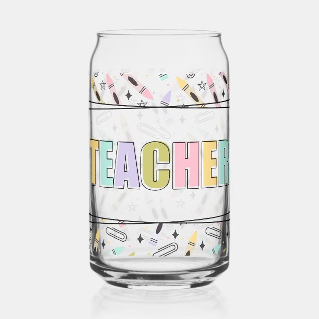 Vaso Con Forma De Lata Profesor (Izquierda)