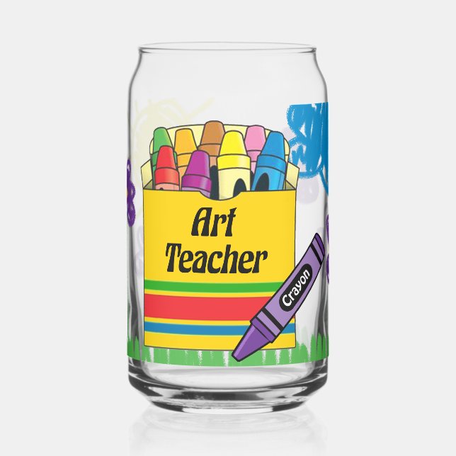Vaso Con Forma De Lata Profesor de Arte (Izquierda)