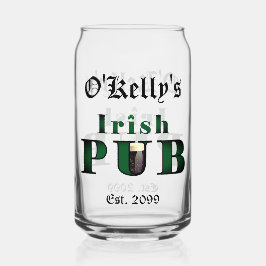 Vaso Con Forma De Lata Pub Irlandés Pint Beer Can Glinkware