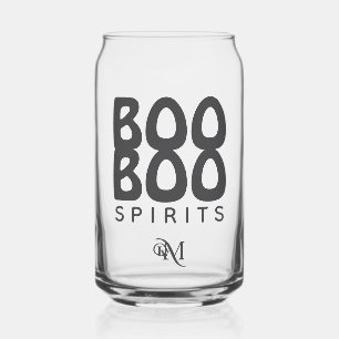 Vaso Con Forma De Lata Puede Vidrio : HALLOWEEN Espíritus Boo Boo
