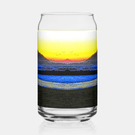 Vaso Con Forma De Lata Puesta de sol mística