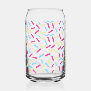 Vaso Con Forma De Lata Purpurina