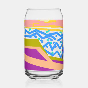 Vaso Con Forma De Lata ¿Qué está nadando en este conjunto de vajilla para