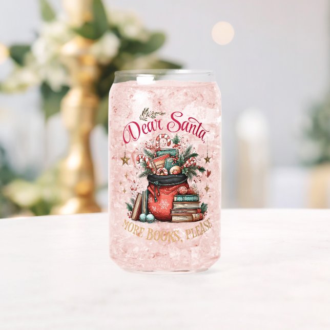 Vaso Con Forma De Lata Querido Santa, Más Libros Por Favor  (Insitu (Boda))