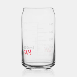 Vaso Con Forma De Lata Química de vidrio personalizada de Science Lab Bea