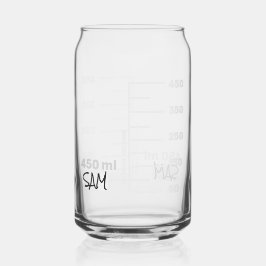 Vaso Con Forma De Lata Química de vidrio personalizada de Science Lab Bea