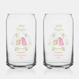 Vaso Con Forma De Lata Rabbit Wreath Soda Glass