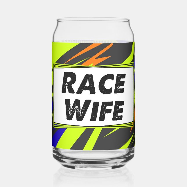 Vaso Con Forma De Lata Race Wife (Izquierda)