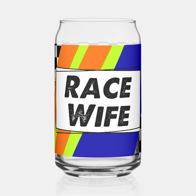 Vaso Con Forma De Lata Race Wife (Izquierda)