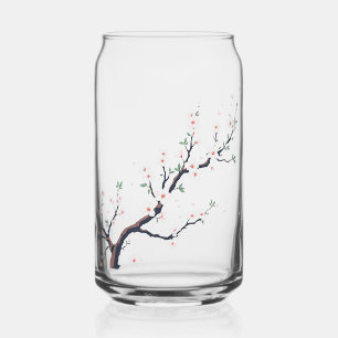 Vaso Con Forma De Lata Rama de árbol japonesa minimalista