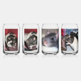 Vaso Con Forma De Lata Ratas