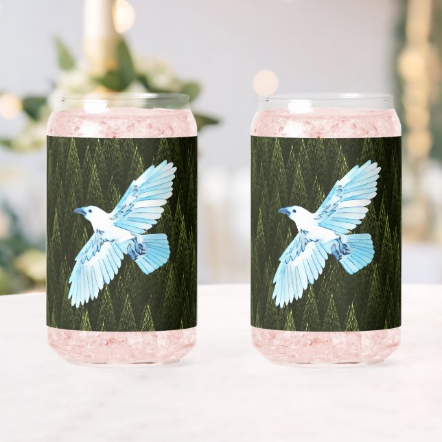 Vaso Con Forma De Lata Ravas blancas en coníferas fractales (Insitu (Boda))