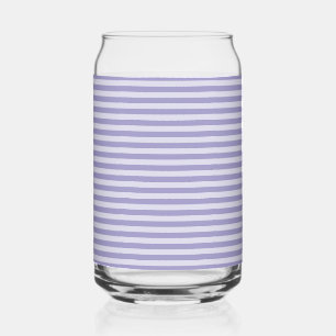 Vaso Con Forma De Lata Rayas Moradas