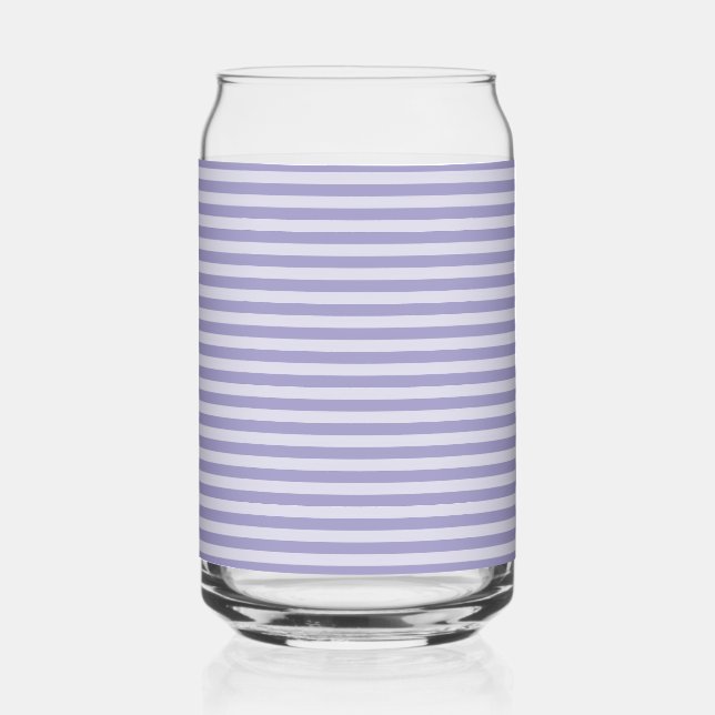 Vaso Con Forma De Lata Rayas Moradas (Anverso)