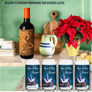 Vaso Con Forma De Lata Razón Para Adorar El Conjunto De Drinkware