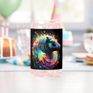 Vaso Con Forma De Lata Reflejos abstractos: Salpicadura de color de hipop