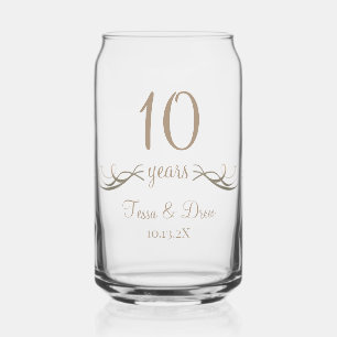 Vaso Con Forma De Lata Regalo conmemorativo personalizado moderno del 10º