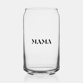 Vaso Con Forma De Lata Regalo de bebidas de vidrio de MAMA