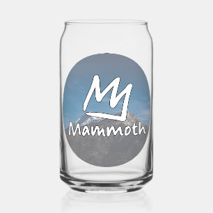 Vaso Con Forma De Lata Regalo de montañas del antiguo resort de esquí Mam