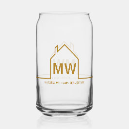 Vaso Con Forma De Lata Regalo de Realtor de moda Gold House Real Estate C