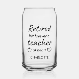 Vaso Con Forma De Lata Regalo de retiro de profesores moderno personaliza