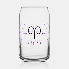Vaso Con Forma De Lata Regalo de vaso para Aries para el signo zodiacal A