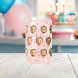 Vaso Con Forma De Lata Regalo facial personalizado, foto cara personaliza