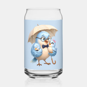 Vaso Con Forma De Lata Regalo familiar de cristalería para beber Daddy Bi