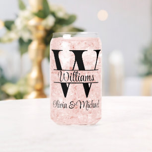 Vaso Con Forma De Lata Regalo personalizado para invitados de boda de Sr.