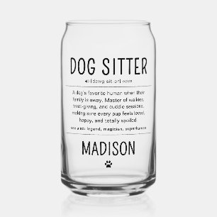 Vaso Con Forma De Lata Regalos Divertidos Cuidador de Perros Personalizad