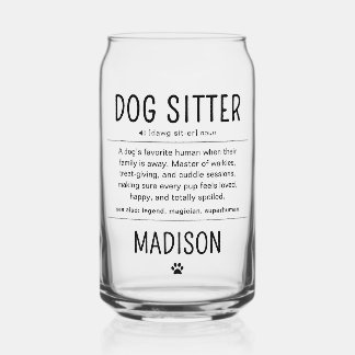 Vaso Con Forma De Lata Regalos Divertidos Cuidador de Perros Personalizad