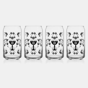 Vaso Con Forma De Lata Regalos judíos tradicionales para Shabbat