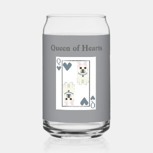 Vaso Con Forma De Lata Reina de Corazones