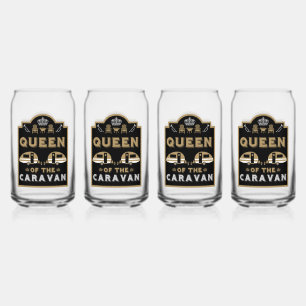Vaso Con Forma De Lata Reina de la caravana