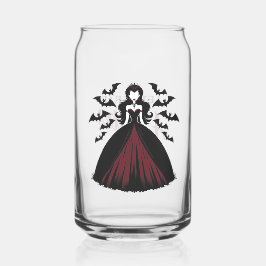 Vaso Con Forma De Lata Reina vampiro Halloween