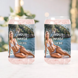 Vaso Con Forma De Lata ¡RELÁJATE! 🍺 Vaso de Lata Personalizado – Agrega