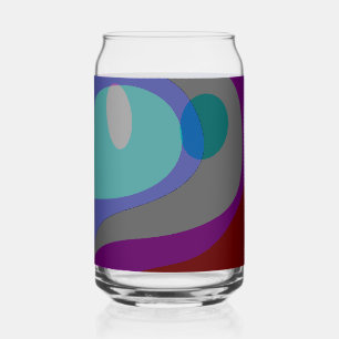 Vaso Con Forma De Lata Resumen colorido Art. 613