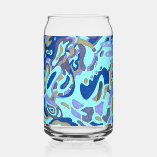 Vaso Con Forma De Lata Resumen original "Deep is the Ocean"