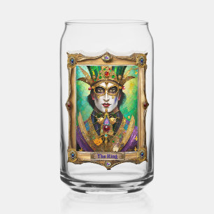 Vaso Con Forma De Lata Retratos del Reino de Mardi Gras - El Rey