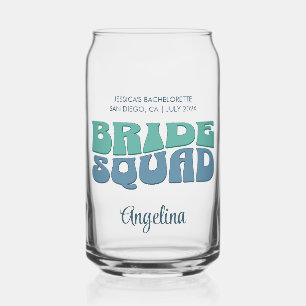 Vaso Con Forma De Lata Retro Bachelorette Party Briding Bridesmaid