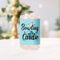 Retro Neon "La bolera es mi cardio" divertido boli