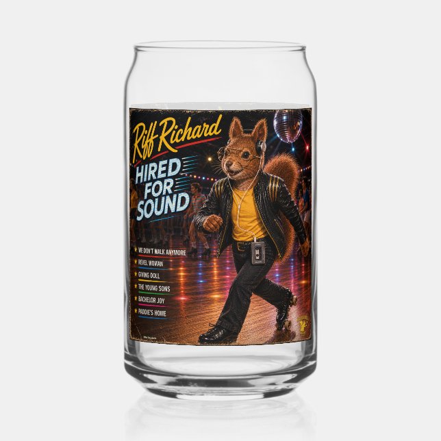 Vaso Con Forma De Lata Riff Richard: una Parodia (Anverso)