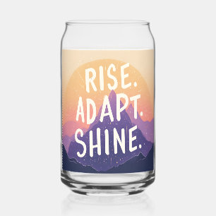 Vaso Con Forma De Lata Rise Adapt Shine - Inspirador Mountain Sunrise