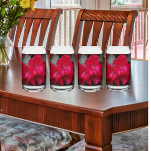 Vaso Con Forma De Lata Rododendros rosados profundos florecen