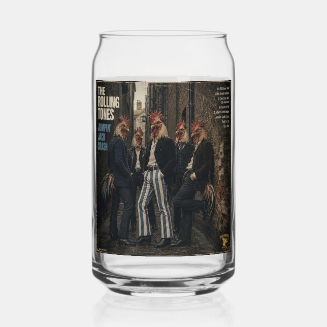 Vaso Con Forma De Lata Rolling Tones: una parodia (Anverso)