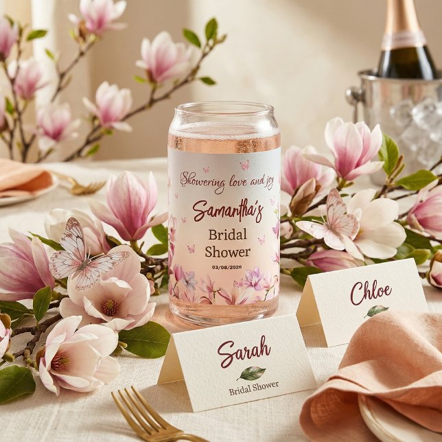 Vaso Con Forma De Lata Romance floreciente - Ducha nupcial (Subido por el creador)