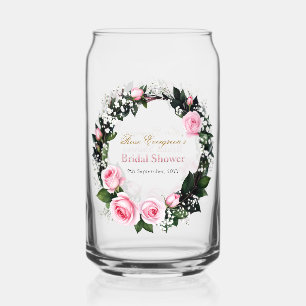Vaso Con Forma De Lata Romance sonrojado: Lluvia de regalos nupcial de ro
